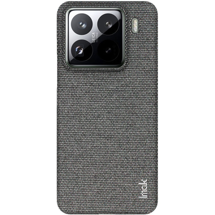 For Xiaomi 15 Pro imak Ruiyi Series Cloth Texture PU + PC Phone Case(Dark Grey)