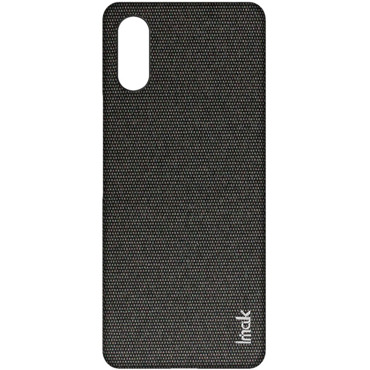 For Sony Xperia 10 VI imak Ruiyi Series Cloth Texture PU + PC Phone Case(Black)