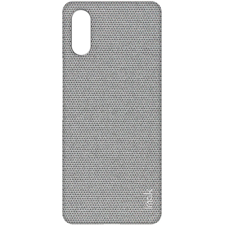 For Sony Xperia 10 VI imak Ruiyi Series Cloth Texture PU + PC Phone Case(Light Grey)