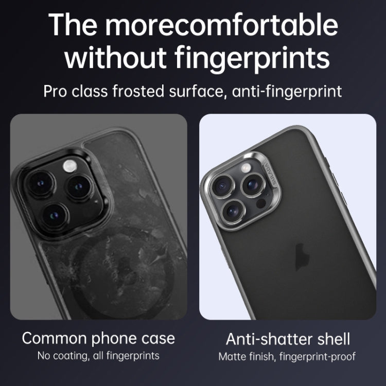 For iPhone 16 Pro SULADA Skin Feel Matte Shockproof Phone Case(Grey)