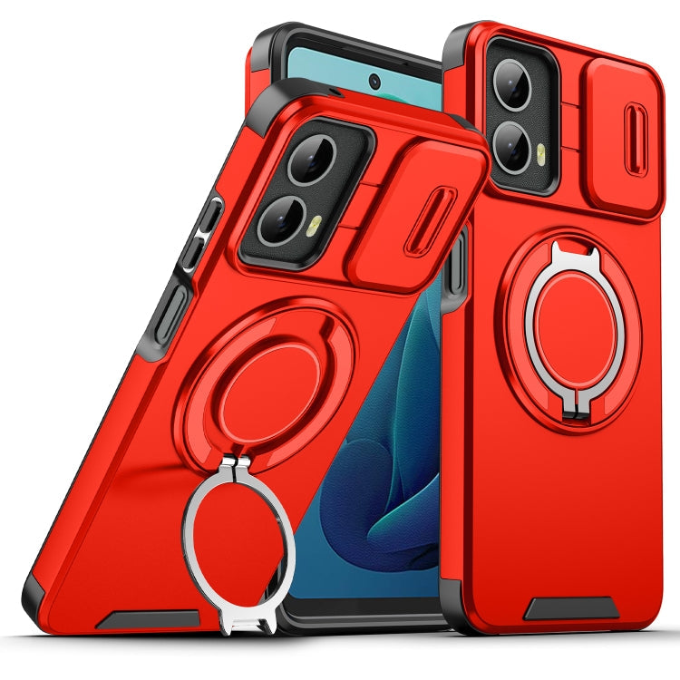 Motorola Moto G Stylus 5G 2025 / Moto G 5G 2024 Sliding Camshield Ring Holder Case