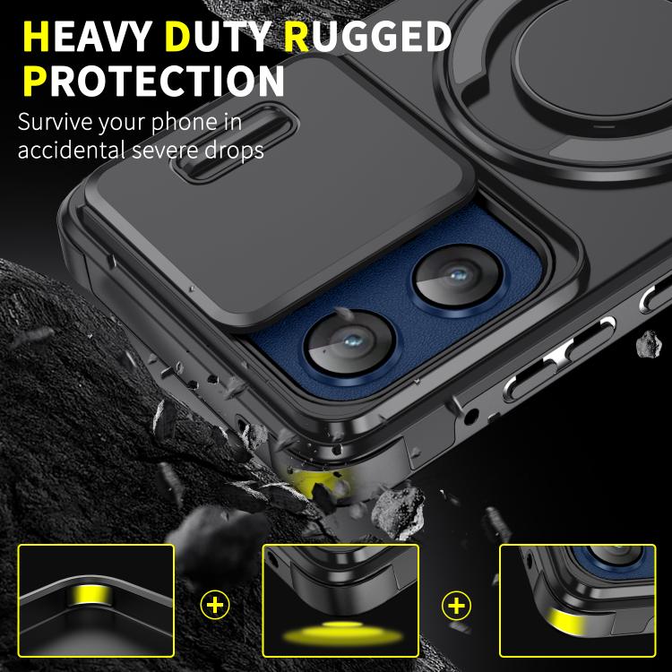 Motorola Moto G Stylus 5G 2025 / Moto G 5G 2024 Sliding Camshield Ring Holder Case