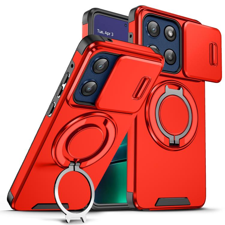 Motorola Moto G Stylus 5G 2025 / Moto G 5G 2024 Sliding Camshield Ring Holder Case