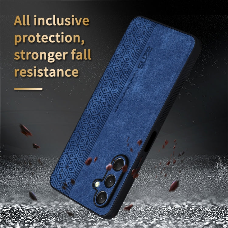 For Samsung Galaxy A16 5G AZNS 3D Embossed Skin Feel Phone Case(Sapphire Blue)