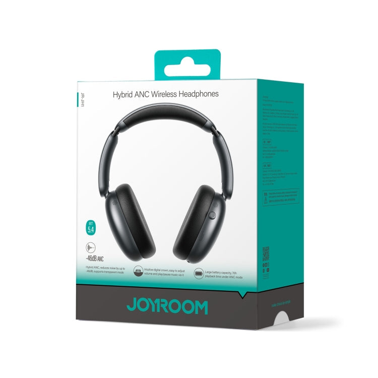 JOYROOM JR-JH1 Hybrid ANC Bluetooth Wireless Headphones Headset(Black)