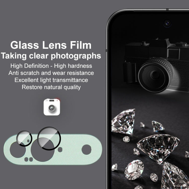 For Google Pixel 9 IMAK Metal Armor Premium Camera Protector Film(Green)