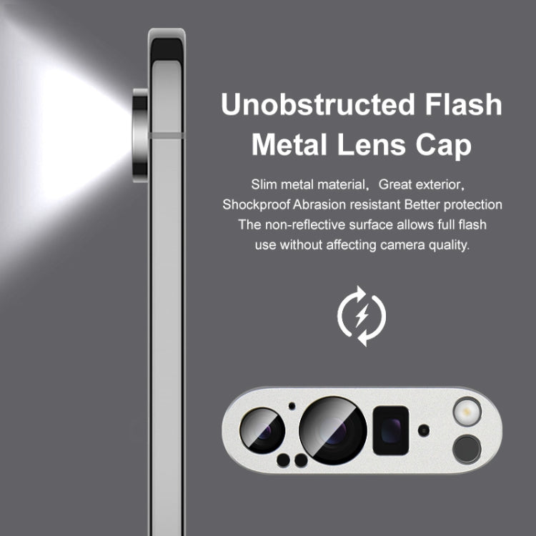 For Google Pixel 9 Pro XL IMAK Metal Armor Premium Camera Protector Film(Silver)