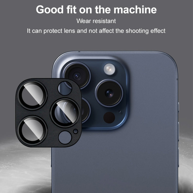 For iPhone 16 Pro / 16 Pro Max IMAK Metal Armor Premium Camera Protector Film(Grey)