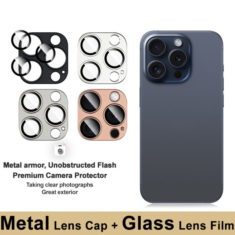 For iPhone 16 Pro / 16 Pro Max IMAK Metal Armor Premium Camera Protector Film(Brown)