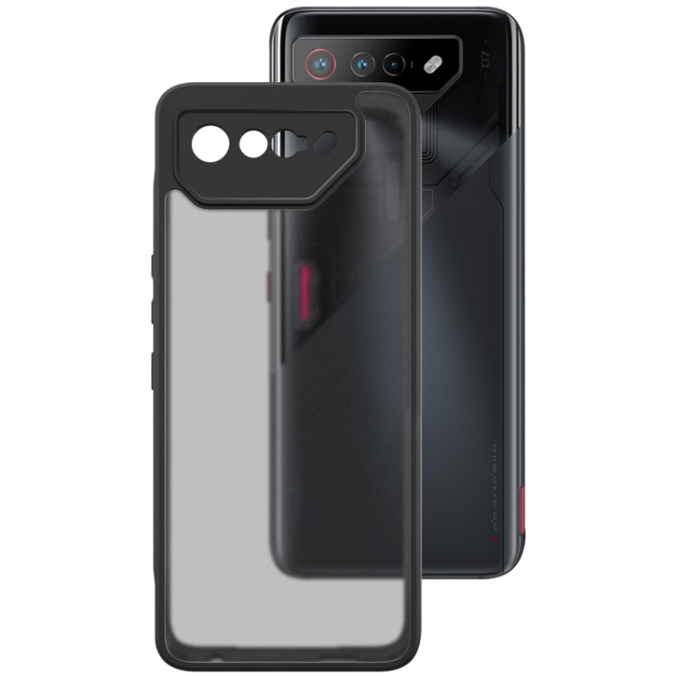 For Asus ROG Phone 7 Ultimate imak UX-9B Series Four Corners Tiny Airbag Shockproof Phone Case(Black)