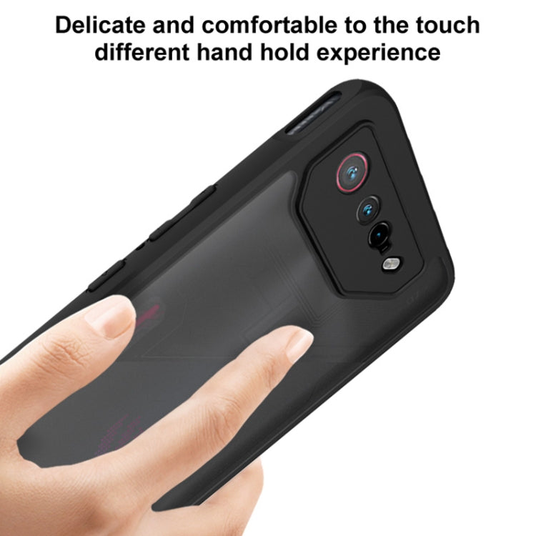 For Asus ROG Phone 7 Ultimate imak UX-9B Series Four Corners Tiny Airbag Shockproof Phone Case(Black)