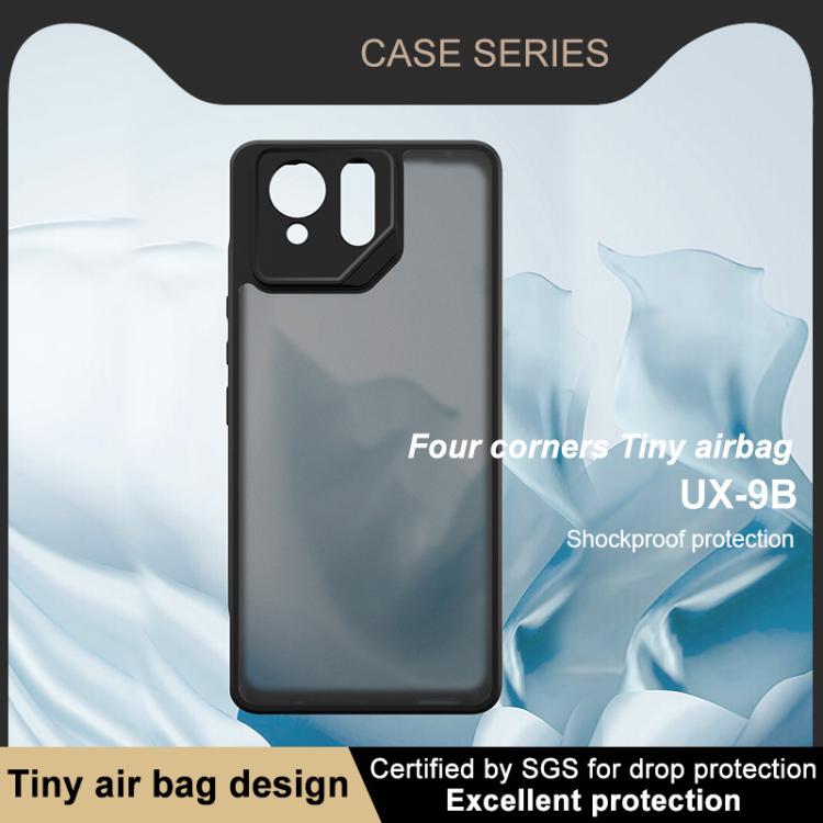 For Asus ROG Phone 9 / 9 Pro imak UX-9B Series Four Corners Tiny Airbag Shockproof Phone Case(Black)