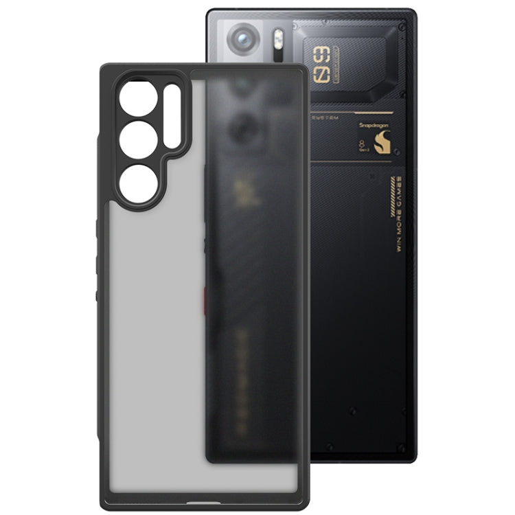 For ZTE nubia Red Magic 9 Pro imak UX-9B Series Four Corners Tiny Airbag Shockproof Phone Case(Black)
