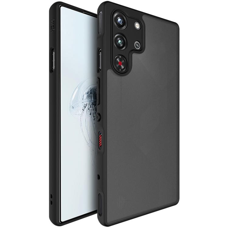 For ZTE nubia Red Magic 10 Pro imak UX-9B Series Four Corners Tiny Airbag Shockproof Phone Case(Black)