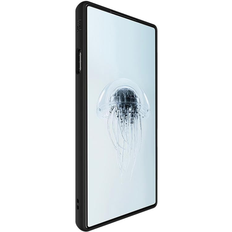 For ZTE nubia Red Magic 10 Pro imak UX-9B Series Four Corners Tiny Airbag Shockproof Phone Case(Black)