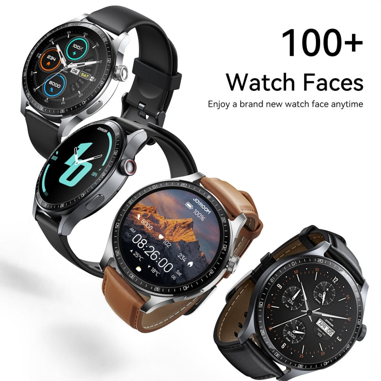 JOYROOM JR-FC2 Pro Classic Series Smart Watch, 1.46 inch Screen, Support BT Call / Heart Rate / Blood Oxygen(Moonlight Silver)