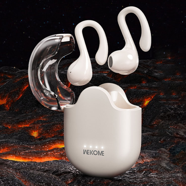 WK WS-03 Yindou Ear-mounted Air Conduction Bluetooth Earphone(White)