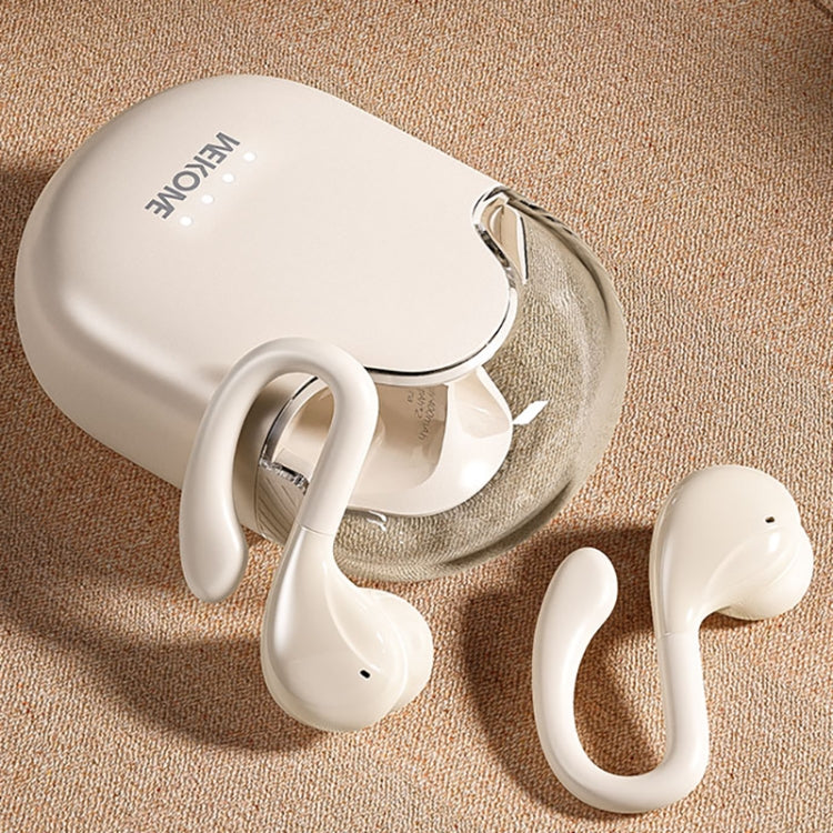 WK WS-03 Yindou Ear-mounted Air Conduction Bluetooth Earphone(White)