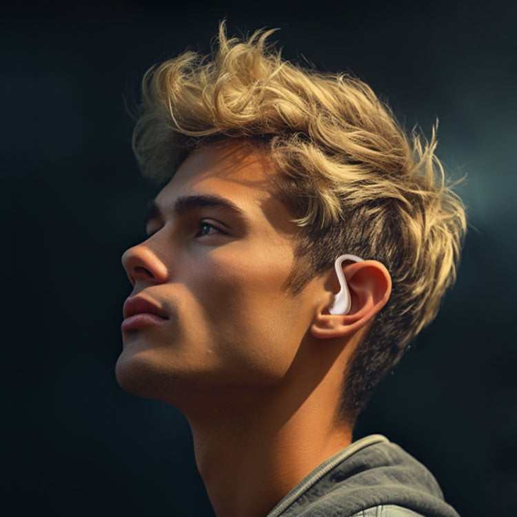 WK WS-03 Yindou Ear-mounted Air Conduction Bluetooth Earphone(White)