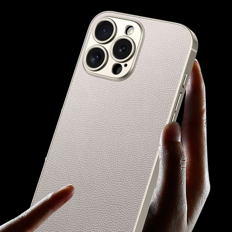 For iPhone 16 Plus GKK Metal Paint Skin Feel Leather Full Coverage Phone Case(Purple)