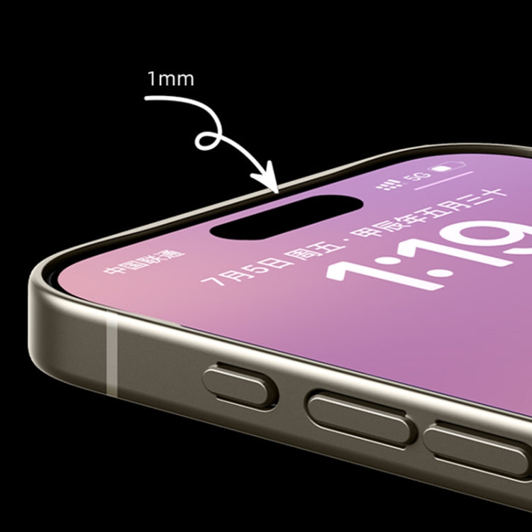 For iPhone 16 Pro Max GKK Asterism Metal Paint Skin Feel Leather Full Coverage Phone Case(Purple)