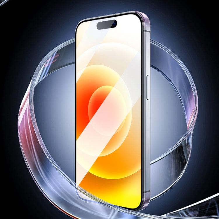 For iPhone 15 Plus WK WTP-084 Speedy Series Dust-free Warehouse HD Tempered Glass Film