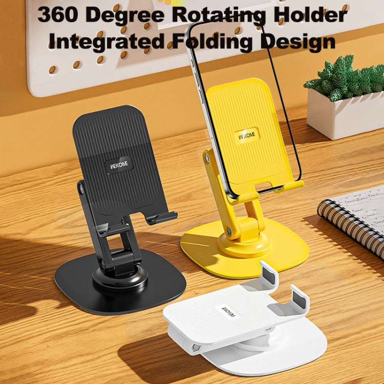 WEKOME WA-S103 Life Series Folding Rotating Desktop Holder(Yellow)