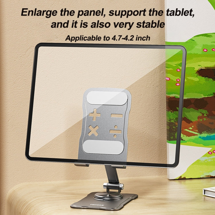 WEKOME WA-S104 Life Series Metal Foldable Rotating Desktop Holder(Tarnish)