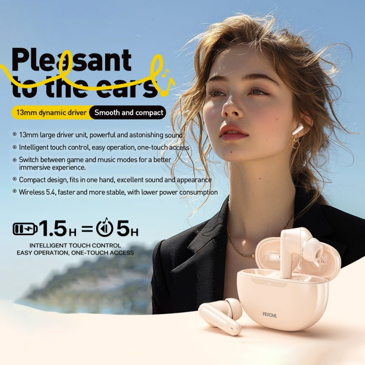 WEKOME WS-15 Starryue True Wireless Bluetooth Earphones(Black)
