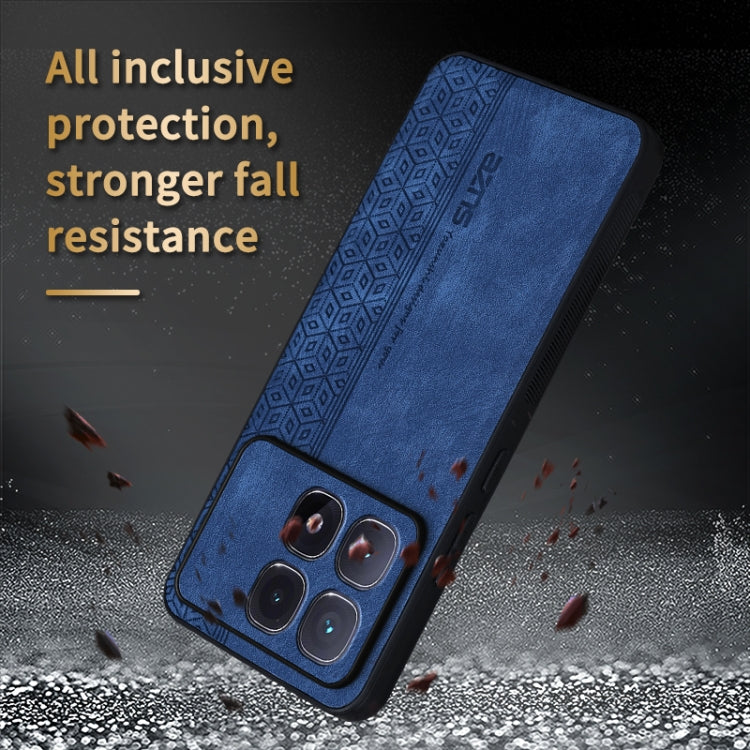 For Redmi K70 Ultra AZNS 3D Embossed Skin Feel Phone Case(Brown)