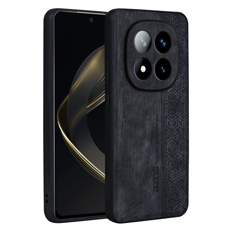 For Redmi Note 14 Pro+ 5G AZNS 3D Embossed Skin Feel Phone Case(Black)