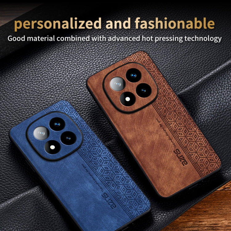For Redmi Note 14 Pro+ 5G AZNS 3D Embossed Skin Feel Phone Case(Black)