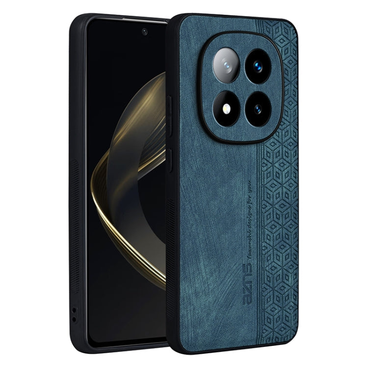 For Redmi Note 14 Pro 5G AZNS 3D Embossed Skin Feel Phone Case(Dark Green)