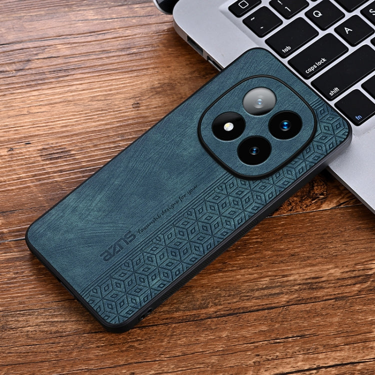 For Redmi Note 14 Pro 5G AZNS 3D Embossed Skin Feel Phone Case(Dark Green)