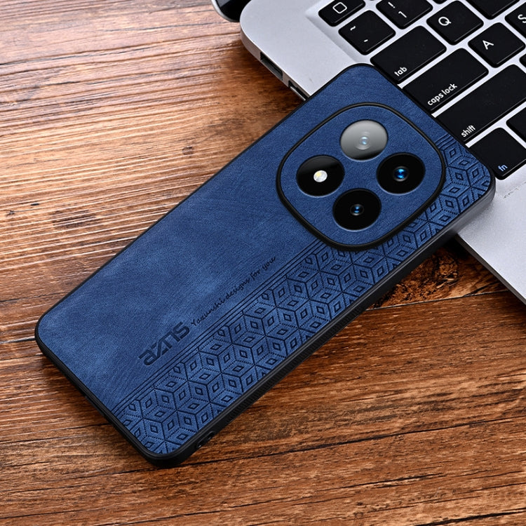 For Redmi Note 14 Pro 5G AZNS 3D Embossed Skin Feel Phone Case(Sapphire Blue)