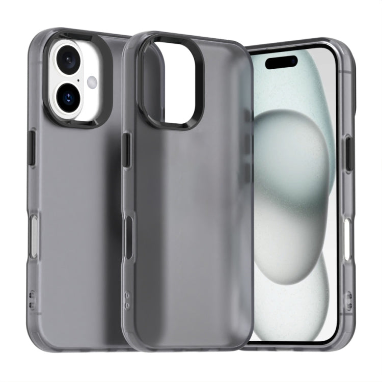 Candy PC Hybrid TPU Shockproof Phone Case, For iPhone 16 Plus, For iPhone 16, For iPhone 15 Pro Max