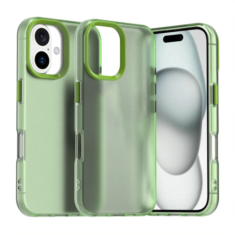 Candy PC Hybrid TPU Shockproof Phone Case, For iPhone 16 Plus, For iPhone 16, For iPhone 15 Pro Max