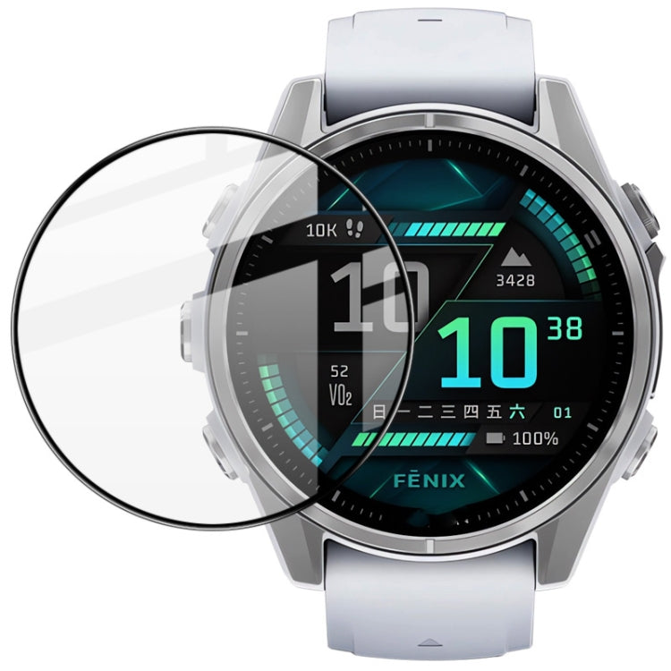 For Garmin fenix 8 AMOLED 43mm imak Plexiglass HD Watch Protective Film