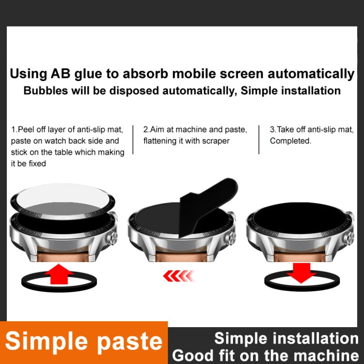 For Garmin fenix 8 AMOLED 43mm imak Plexiglass HD Watch Protective Film