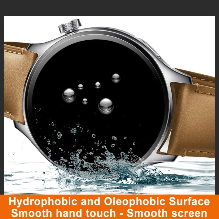 For Garmin fenix E 47mm imak Plexiglass HD Watch Protective Film