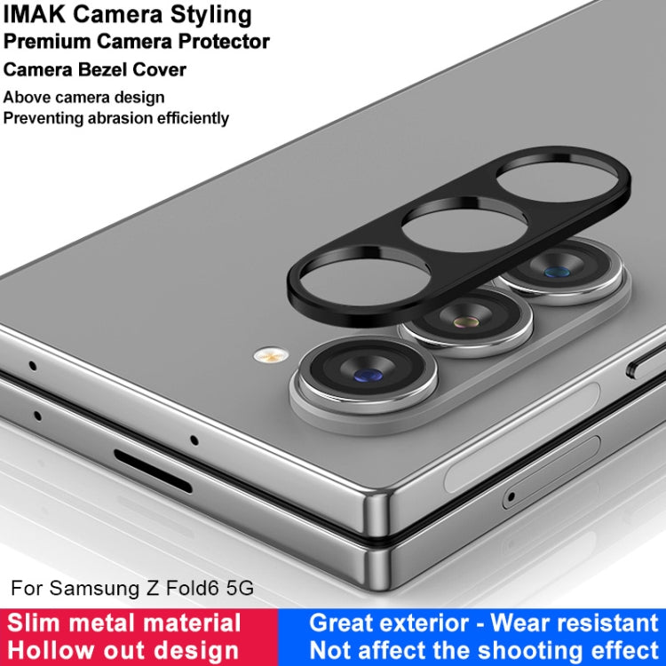 For Samsung Galaxy Z Fold6 IMAK Metal Camera Lens Protector Cover