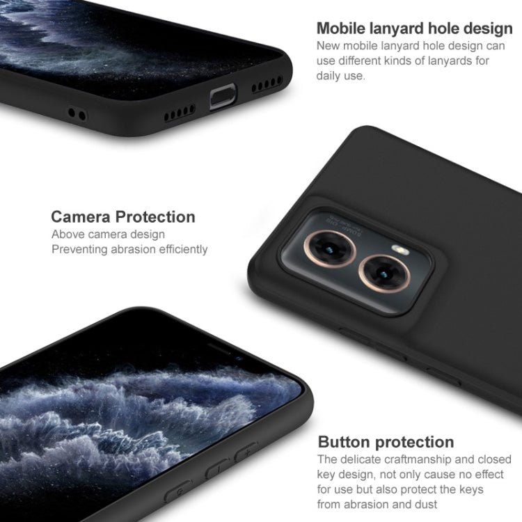For Motorola Moto G85 5G / S50 Neo 5G IMAK UC-3 Series Shockproof Frosted TPU Phone Case(Black)