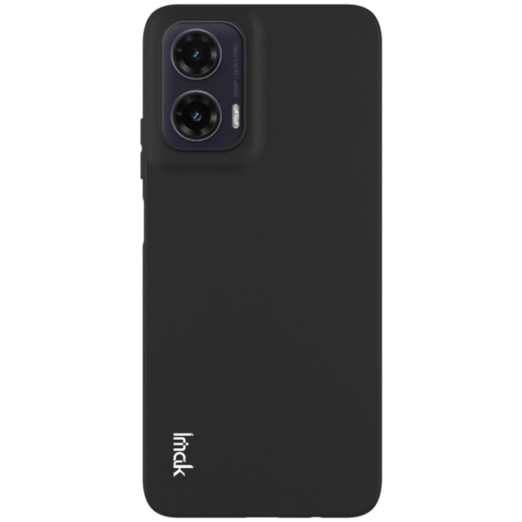 For Motorola Moto G35 5G IMAK UC-3 Series Shockproof Frosted TPU Phone Case(Black)