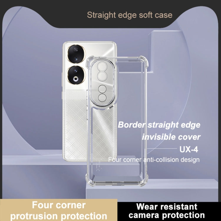 For Honor 90 IMAK UX-4 Series Four-corner Shockproof Phone Case(Transparent)