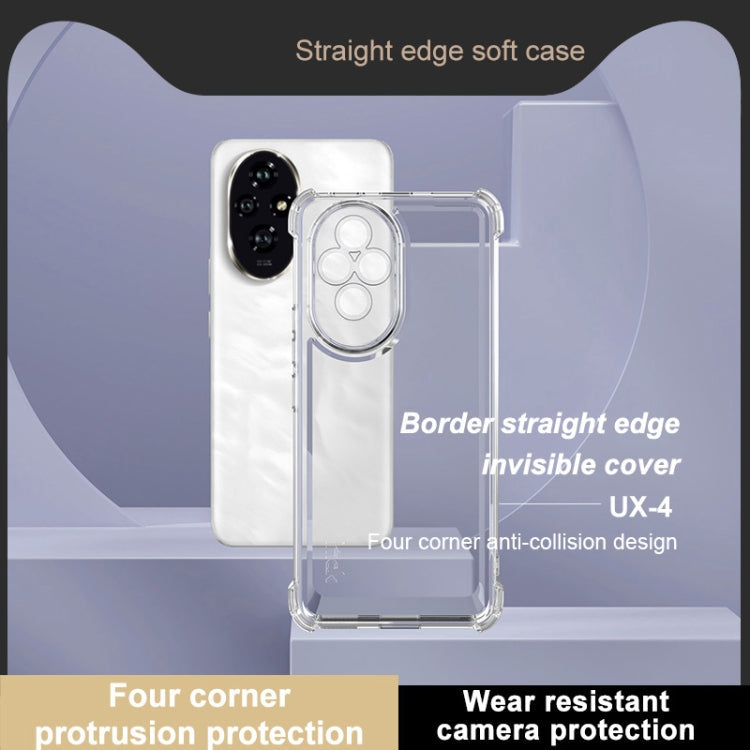 For Honor 200 IMAK UX-4 Series Four-corner Shockproof Phone Case(Transparent)