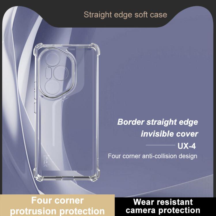 For Honor 300 Pro IMAK UX-4 Series Four-corner Shockproof Phone Case(Transparent)
