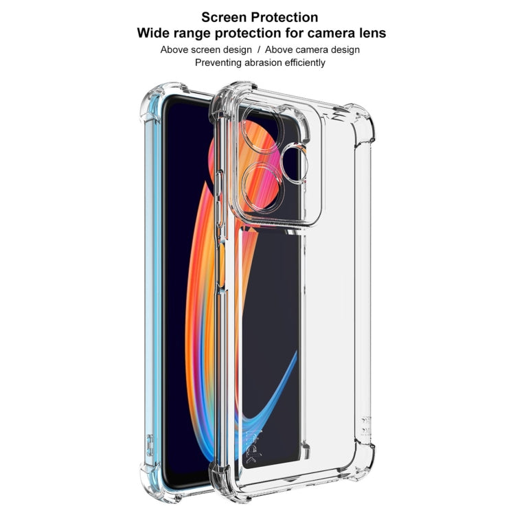 For Infinix Hot 30i / 30i NFC IMAK UX-4 Series Four-corner Shockproof Phone Case(Transparent)