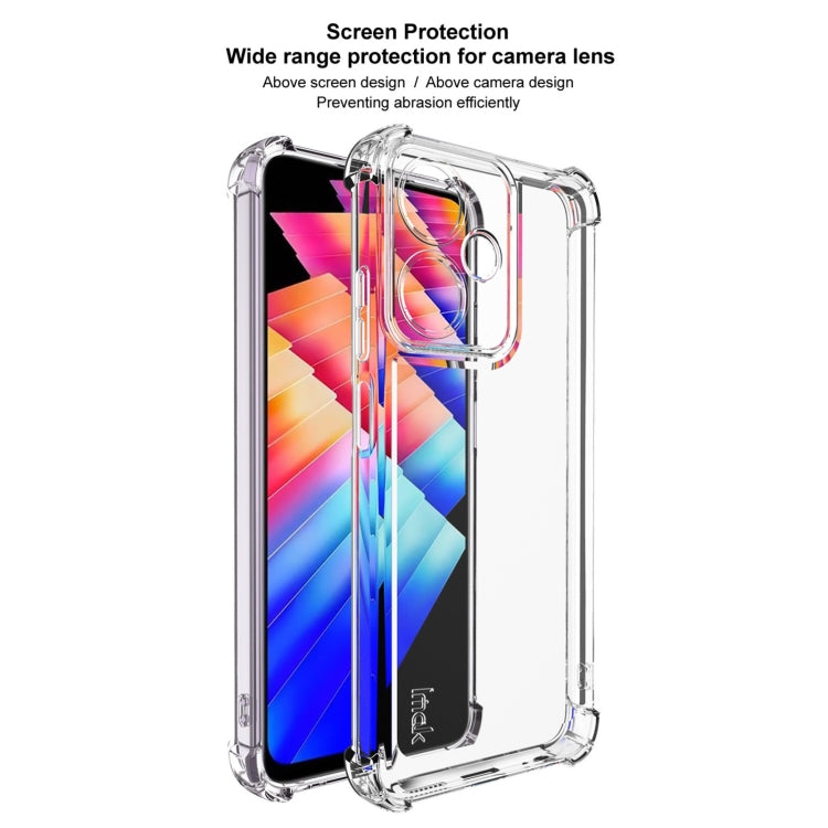 For Infinix Hot 30 Play / 30 Play NFC IMAK UX-4 Series Four-corner Shockproof Phone Case(Transparent)