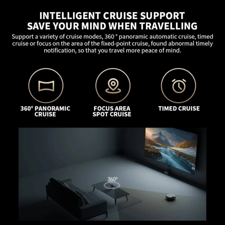 Original Xiaomi Smart Camera C700 4K 360 Viewing Angle Full-Color Night Vision AI Camera, Plug:US Plug
