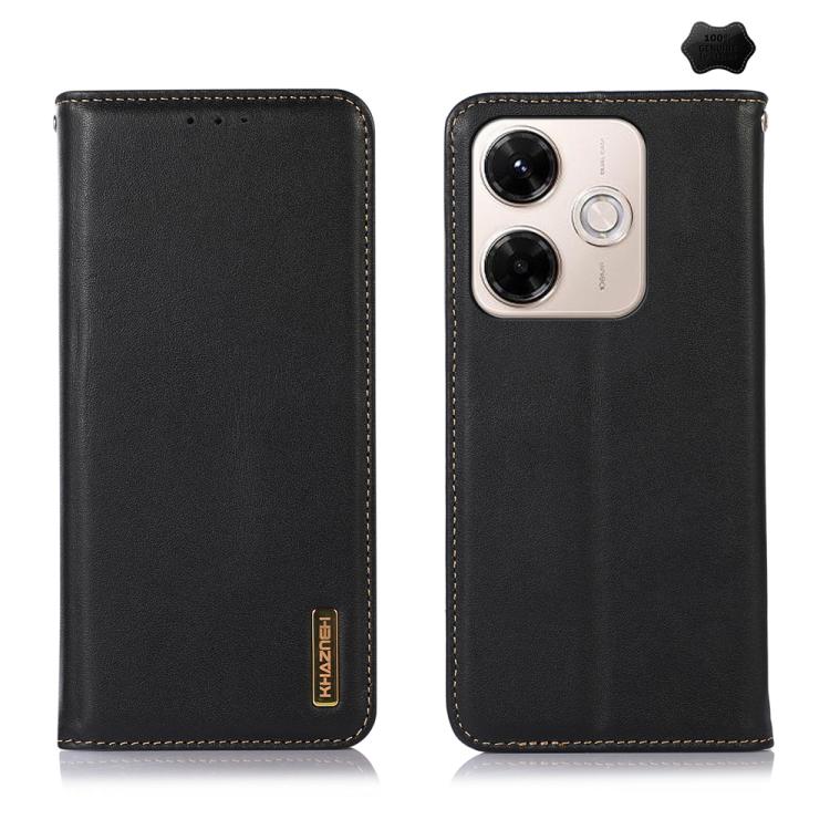 KHAZNEH Nappa Top Layer Cowhide Leather Phone Case, For Redmi Note 15 5G Global 164mm, For Redmi K90 Pro Max/Poco F8 Ultra, For Redmi Note 15 Pro 4G Global 163.2mm, For Redmi K90/Poco F8 Pro, For Redmi Note 15 Pro 5G Global 163.6mm, For Redmi 13X
